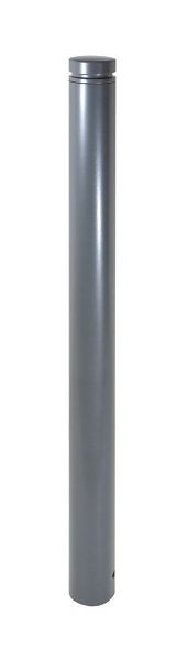 Schake Absperr-Stilpfosten Serie 482B Ø 82 mm, umlegbar, selbsteinrastende Verriegelung zum Einbetonieren, Profilzylinderschloss, 482UZHB