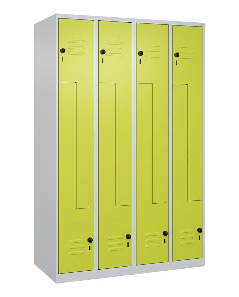 C+P Z-Spind Classic PLUS, 8 Abteile, 1850x1200x500mm, 7035/0024, Drehriegel, 080003-408 S10012