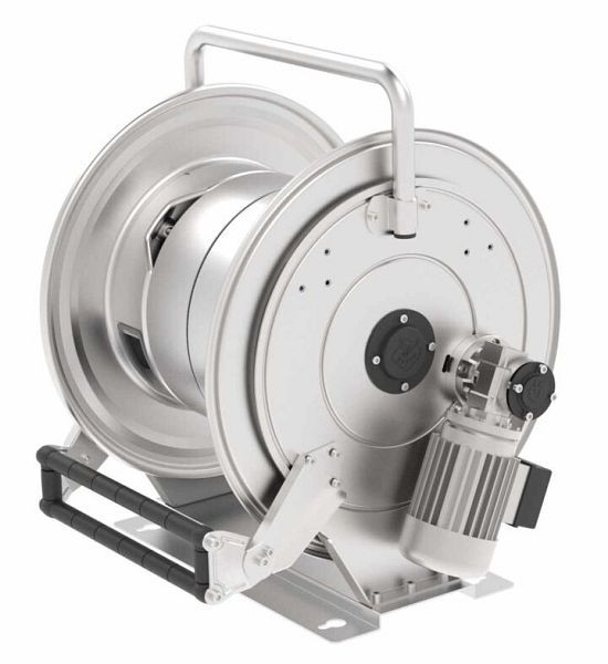 Ebinger Automatik Schlauchaufroller OSE 710, 19mm (3/4"), Edelstahl, Elektromotor 12V, 50m, 5.714.012.131