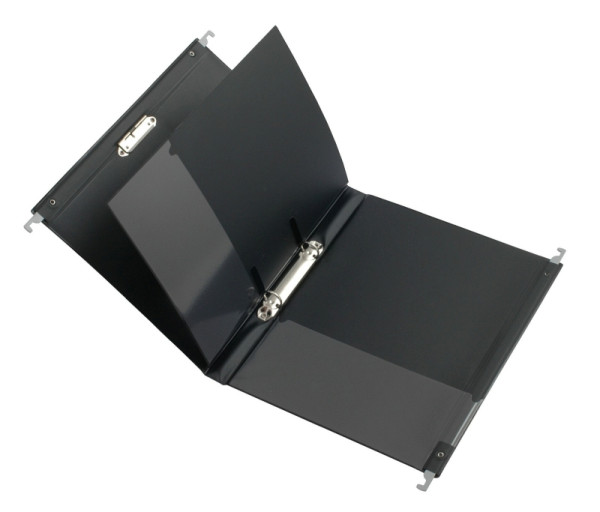 BOI PVC-Befundmappe, schwarz, 2-Ringmechanik, 9208-00407