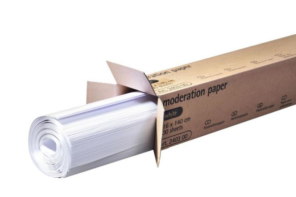 Legamaster Moderationspapier 100 Stück je Karton weiß, 80 g/m², 116 x 140 cm, 7-240300