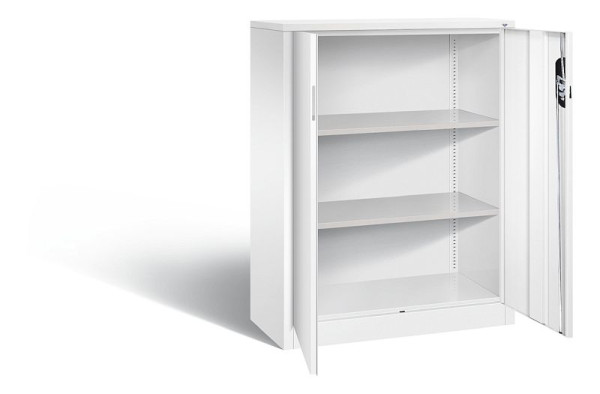 C+P Büroschrank Acurado, H1200xB930xT400mm, Farbe: Verkehrsweiß, Muldengriff, 3 OH, 9267-1200 S10310