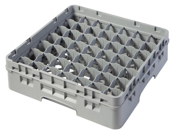 Cambro Spülkorb mit 49 Fächer Camrack® 9,2 cm Soft Grau, 49S318151