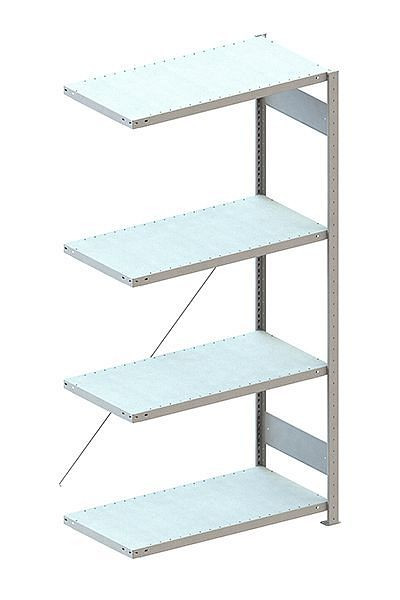 Meta 150 CLIP SET, verzinkt, AR 2000x1000x500 mm, Bodenanzahl: 4, 20094955