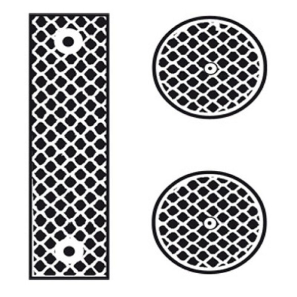 Stein HGS Reflektoren für Leitpfosten, rund Ø 60mm / gelb, VE: 10 Stück, lpz0002220