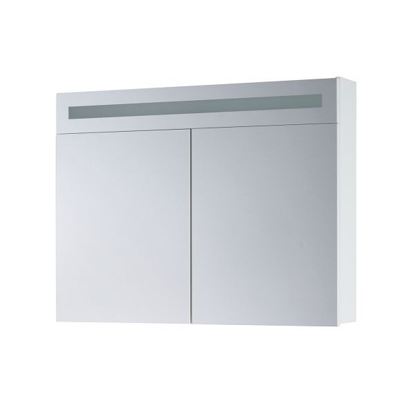 Sanotechnik Spiegelschrank mit LED Beleuchtung, 90 cm, weiß, 71200