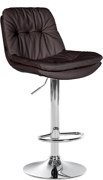 CLP Barhocker Laurel Kunstleder chrom, braun, 323914