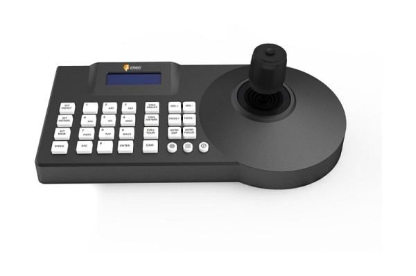 eneo KBD-3NET Netzwerk Keyboard, Joystick, unterstützt ONVIF Protokoll, RJ45, 12VDC, 239837