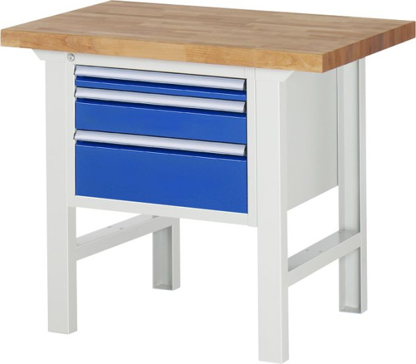 RAU Werkbank Serie 7000 - Modell 7126, B1000 x T700x H840 mm, 13-7126A1-107B4S.11