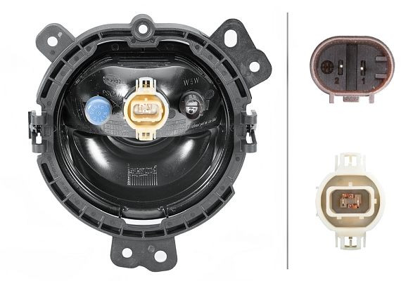 HELLA Halogen-Tagfahrleuchte, für u.a. Mini Mini Countryman (F60), ECE/SAE/CCC, links, 2PT 011 748-151