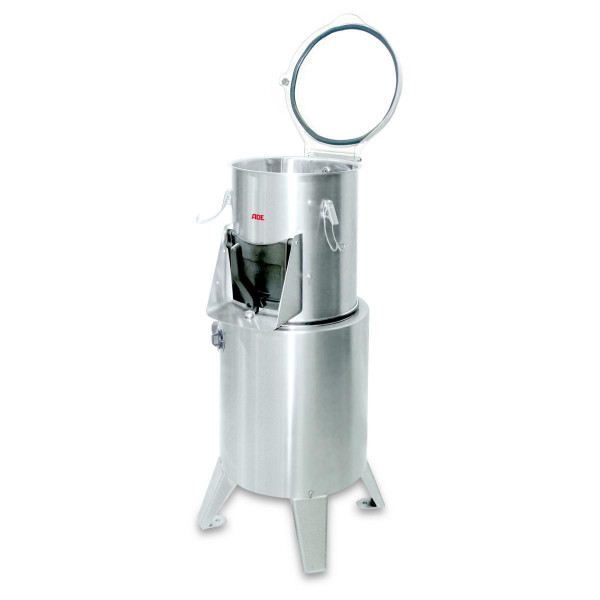 ADE Kartoffelschälmaschine im Edelstahlgehäuse für bis zu 80-100 kg/h, KSM8-230, 4354