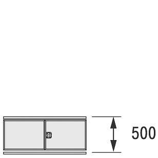 BITO Flügeltür 1300x575 RAL7035 Set, 29955, 4250692942157