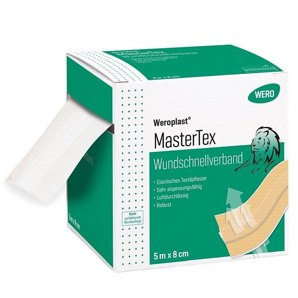 WERO Weroplast MasterTex Wundschnellverband 5 m x 8 cm, 150269