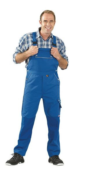 Planam Canvas 320 Latzhose, kornblumenblau/kornblumenblau, Größe 52, 2130052