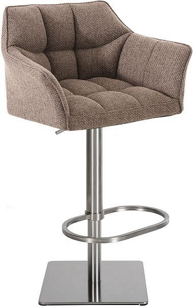 CLP Barhocker Damaso E Stoff, terrabraun, 101158599