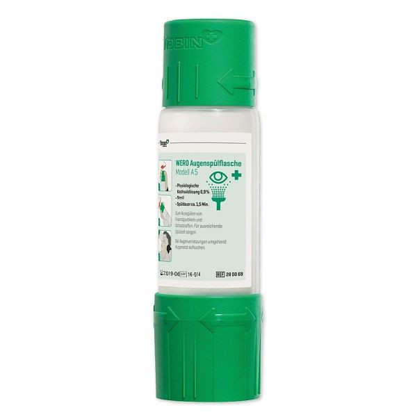 WERO Augenspülflasche Modell A5, ohne Wandhalterung, VE: 500 ml, 280069