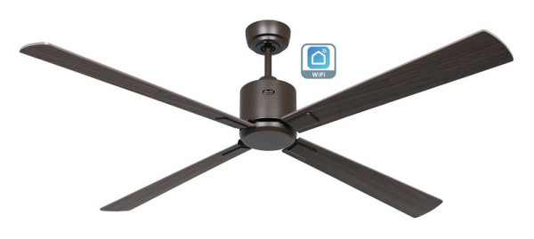 CasaFan Deckenventilator Eco Neo III 152 Lack bronze-Nussbaum/Kirsche WiFi, 949313W
