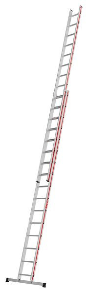HYMER Schiebeleiter, zweiteilig, 2x16 Sprossen, Länge eingefahren 4,59 m / ausgefahren 8,22 m, 404632