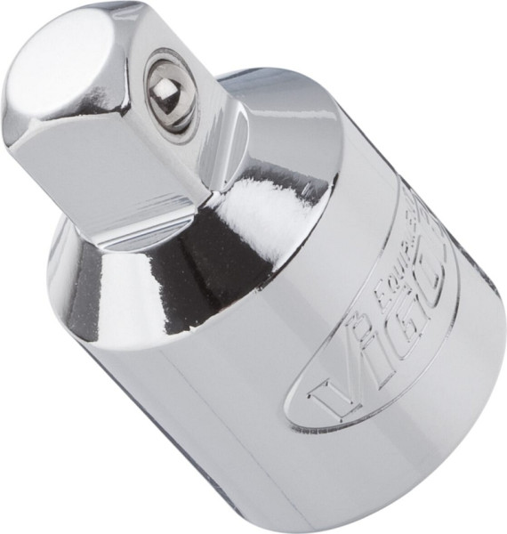 VIGOR Adapter, Vierkant hohl 12,5 mm (1/2 Zoll), Vierkant massiv 10 mm (3/8 Zoll), 36 mm, V2109