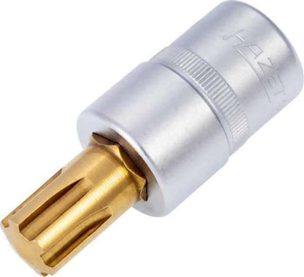 Hazet Schraubendreher-Steckschlüsseleinsatz, Vierkant hohl 12,5 mm (1/2 Zoll), Innen Keilprofil Ribe-CV, M14, 991-14