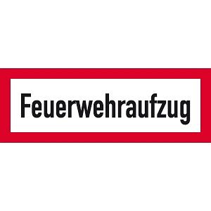 Moedel Feuerwehraufzug, Folie, 297x105 mm, 57233
