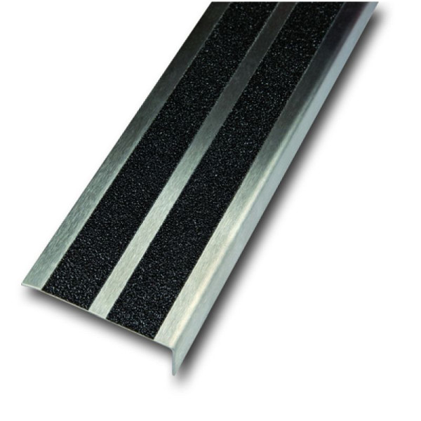 Stein HGS Antirutsch-Treppenkantenprofil, 2500 mm, transparent, Winkelmaß: 60 x 20 mm, 36022-02