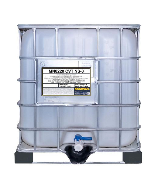 MANNOL Getriebeöl 8220 ATF CVT NS-3, VE: 1000 l, MN8220-IBC