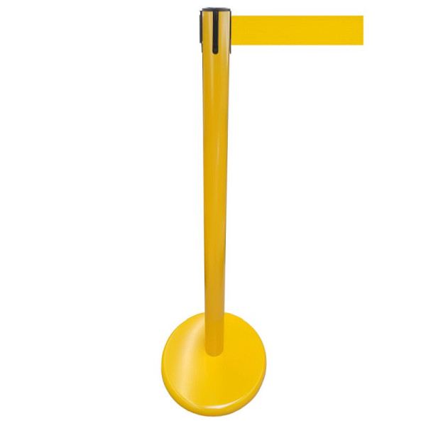 Stein HGS Personenleitsystem -P-Line Future-, Metall/ gelb, signalgelb, mit Sicherheitsverschluss (selbstlösend), Gurtlänge: 4 m, 15698-1203