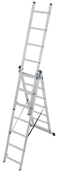 Krause Corda Vielzweckleiter 3x7 Sprossen, 30375, 4009199030375
