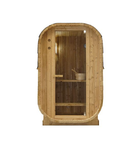 Sanotechnik LINDHOLM AußenSauna für 1-2 Personen 128,2x120x194 cm (Bausatz), F60120