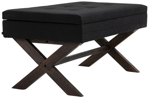 CLP Sitzbank Namaro Stoff antik, schwarz, 314296, 4251756419127
