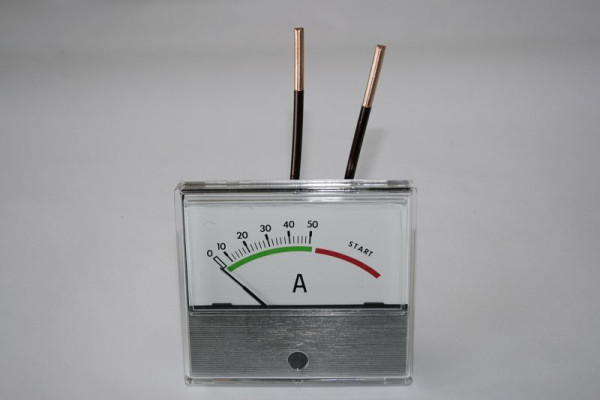 ELMAG Amperemeter 0-50 A, 90x80mm für EUROSTART 620, 9505242