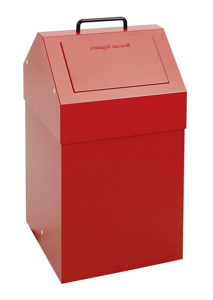 stumpf Abfalltrennung 45, stationär, RAL 3000/3000, 45 Liter, 630-045-0-0-300