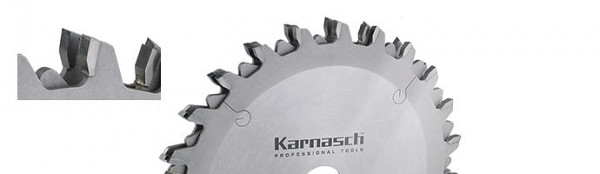 Karnasch HM-Blatt 250x5-13/4-12x30mm 30+5+30 Set 3-teilig, verstellbar, 111530250010