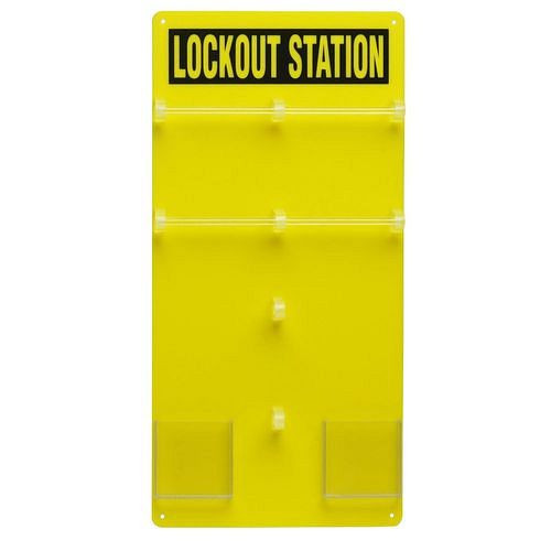 Brady Lockout-Tafel für 24 Personen, zur Aufbewahrung von Schlösser, Anhängern und Absperrvorrichtungen, 308003