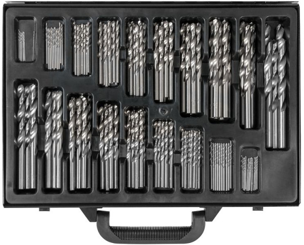 SW-Stahl Spiralbohrersatz, HSS-R, 170-teilig, 80200L, 4033592031691
