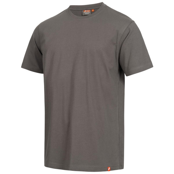 NITRAS MOTION TEX LIGHT, T-Shirt, vorgewaschen, Rundhals, Nackenband, 100% Baumwolle, 160 g/qm, Größe: XS, Farbe: grau, VE: 20 Stück, 7005-1200-XS