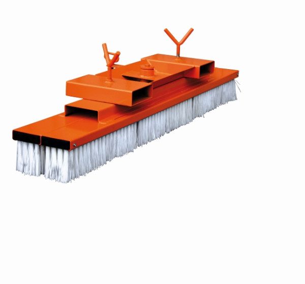 Eichinger Industrie Kehrbesen für Gabelstapler, Radlader, etc., Breite 1000 mm reinorange, 20770100000000