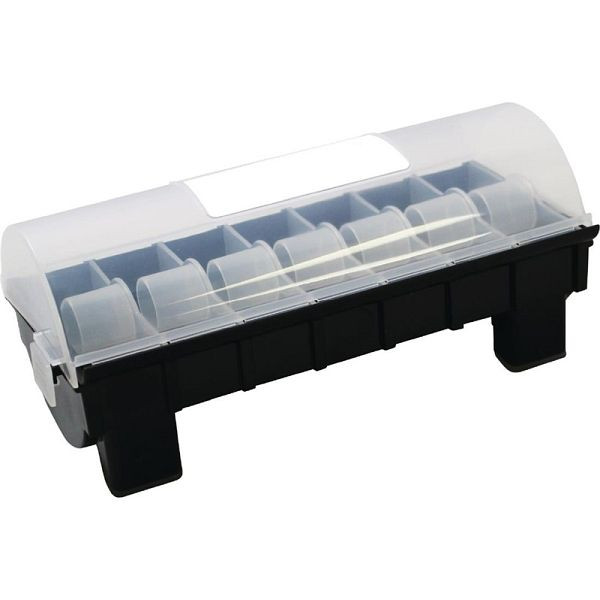 Hygiplas Etikettenspender 7 Rollen 25mm, Etiketten separat erhältlich, GH347