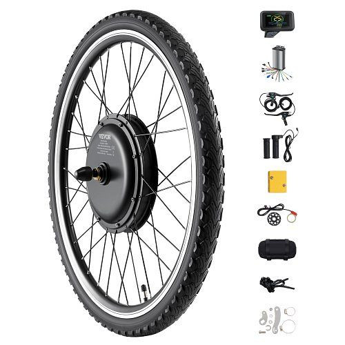 VEVOR Elektro-Fahrrad Kit, 1000W Motor E-Bike Umbausatz 420U/min 650mm, LGDJTJ1000WHAQTLUV9