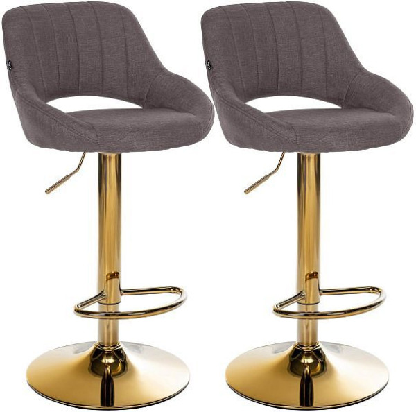CLP Barhocker Milet Stoff G, dunkelgrau, VE: 2 Stück, 327814