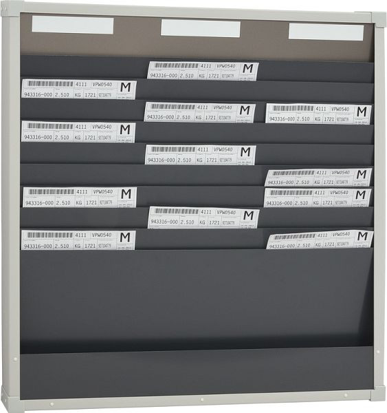 Eichner Karten-Board, Spalten: 3, Fächer: 10, 750 x 720 x 75 mm, 9219-02004