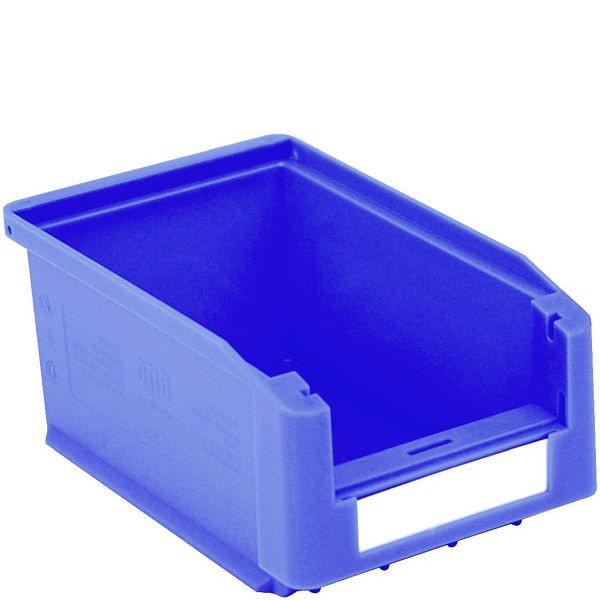 BITO Sichtlagerkasten SK Set /SK1610 160x103x75 blau, inklusive Etikett, 40 Stück, C0230-0001