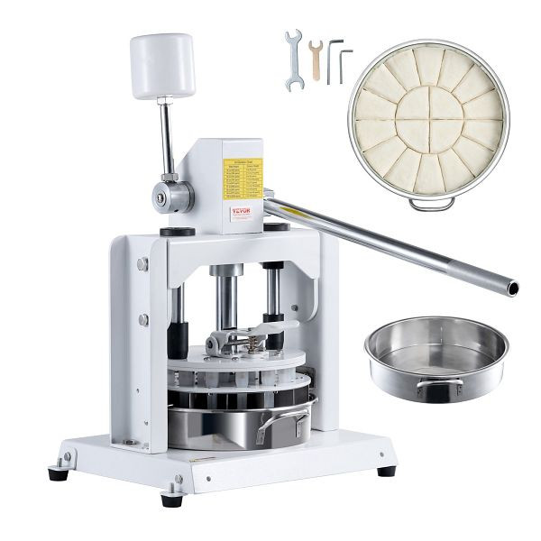 VEVOR Manueller Teigteiler 18 Stück Handpresse Teigschneider Brotbacken 60-280g, SDMTFGQTM18LO1RE9V0