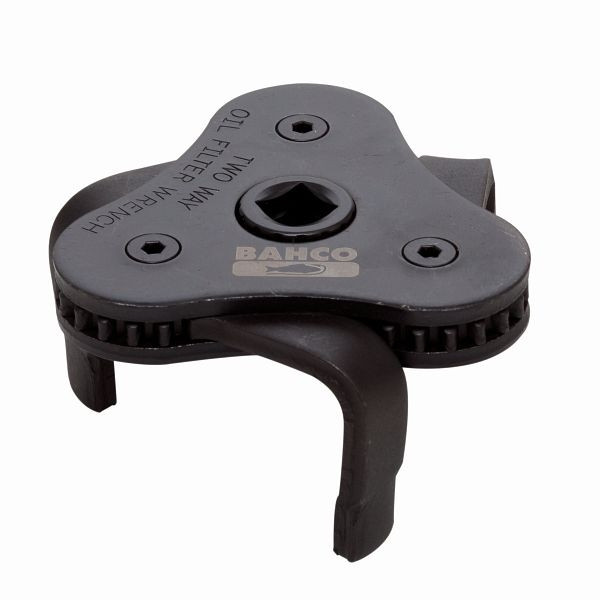Bahco Dreiarmiger Ölfilter-Schlüssel, Ø 65-120 mm, 1/2" + 3/8", BE65F65120