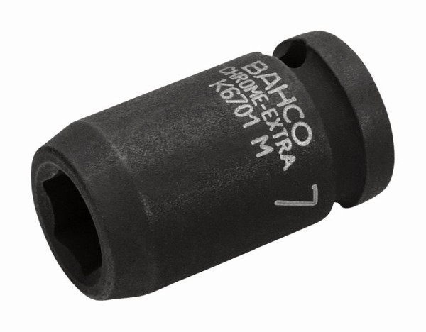 Bahco 1/4" Kraft-Steckschlüssel-Einsatz, 6kant, SW 10 mm, K6701M-10