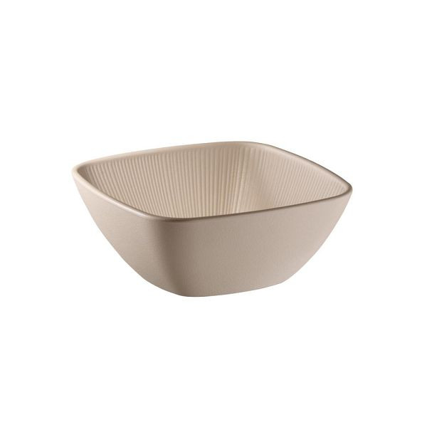 APS Schale "NERO", Melamin, 1,5 Liter, 19,5 x 19,5 cm, Höhe 8 cm, 85416