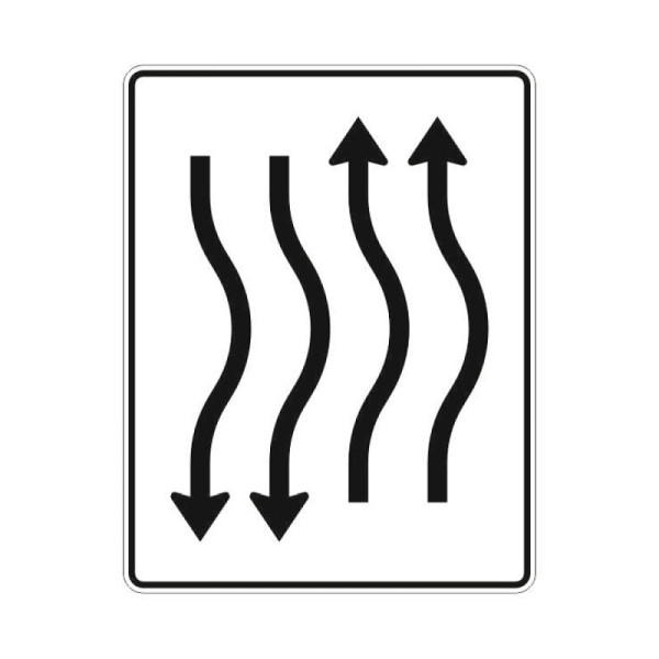 Stein HGS Verschwenkungstafel nach Zeichen 514-24, Flachform 3 mm, RA1, RA1, Flachform 3 mm, 514-24.0003