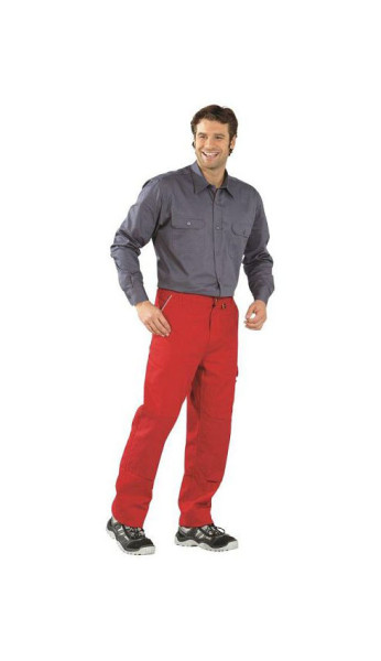 Planam Hemden Köperhemd 1/1 Arm, grau, Größe 45/46, 0406045