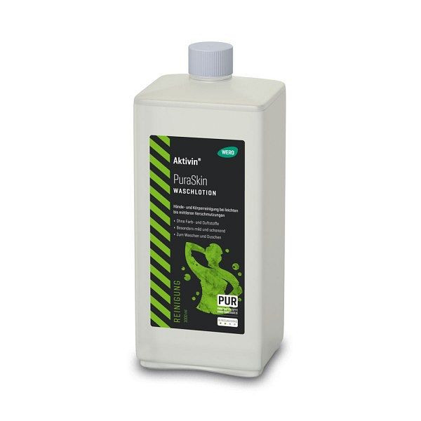WERO Aktivin PuraSkin Waschlotion, Spenderflasche, VE: 1000 ml, 20743010